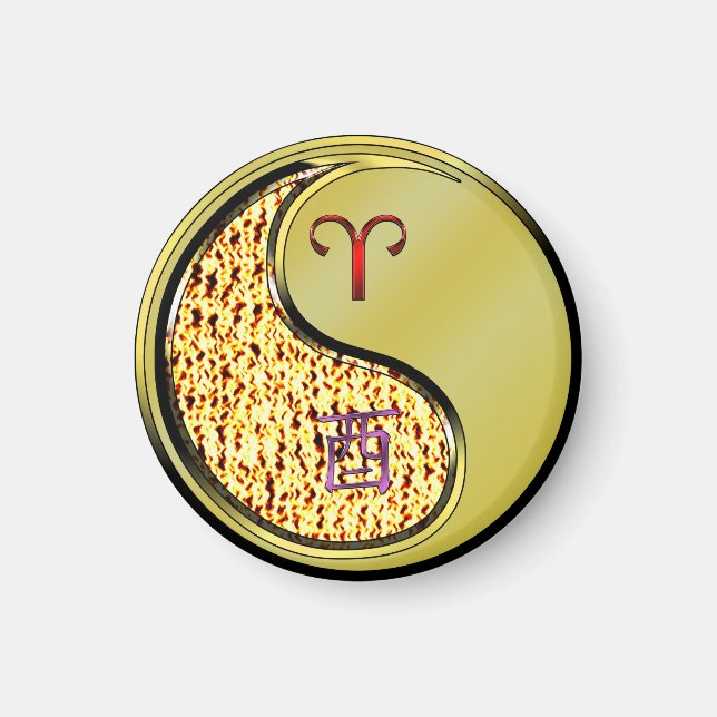 Íman Aries & Metal Rooster (Frente)