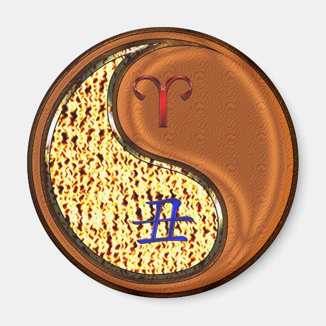 Íman Aries & Wood Ox (Frente)