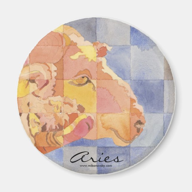 Íman Aries Zodiac (Frente)