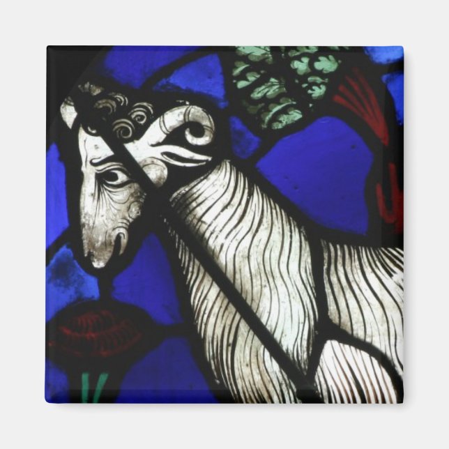 Íman Aries Zodiac StainGlass Notre-Dame de Paris SFM (Frente)