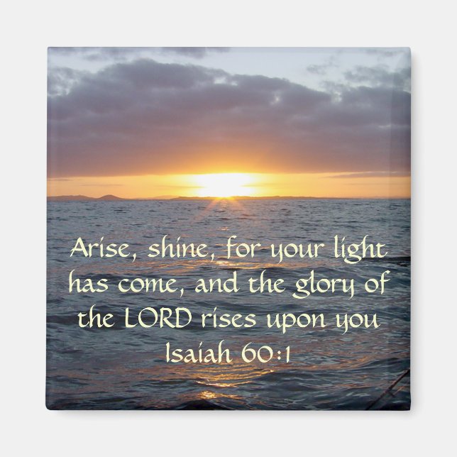 Íman Arise Shine - Isaiah 60:1 (Frente)