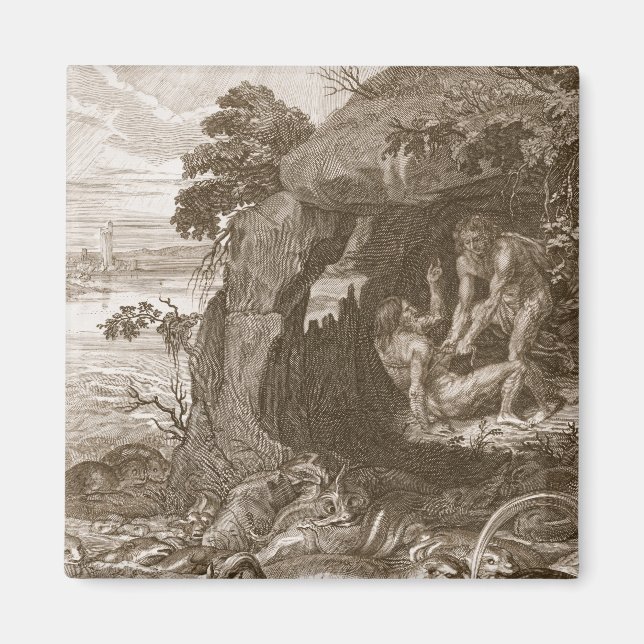 Íman Aristeus Compels Proteus para Revelar seus Óragos, (Frente)