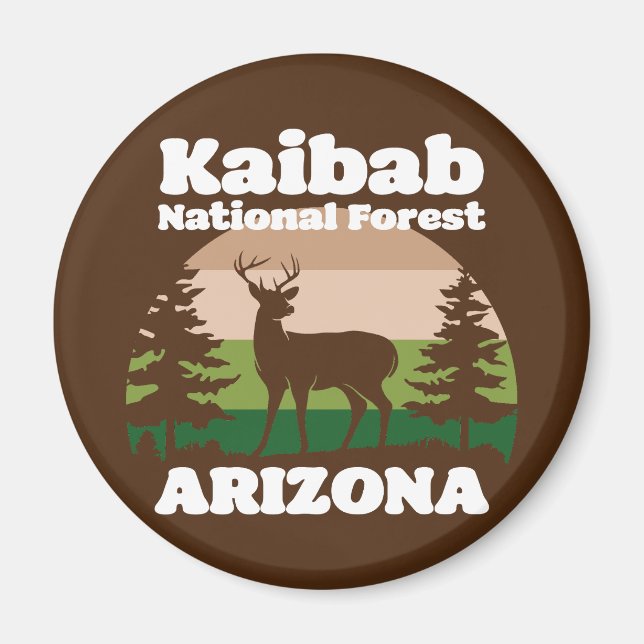 Íman Arizona Nacional da Floresta do Kaibab (Frente)
