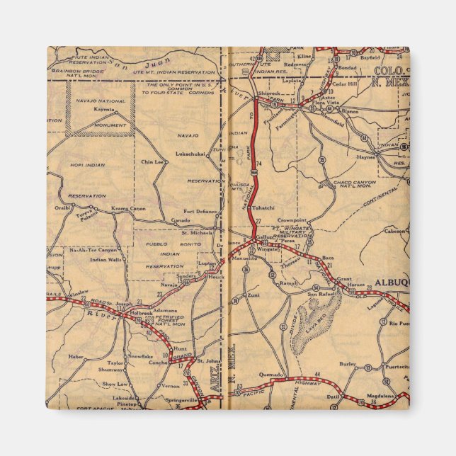 Íman Arizona, Novo México (Frente)