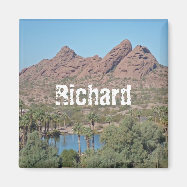 Íman Arizona Papago Park Pascape Adicionar Nome Sudoest (Frente)