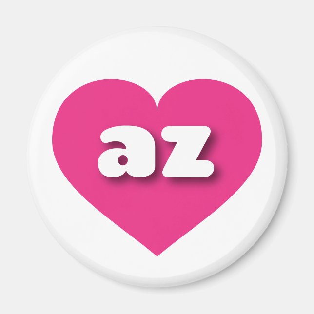 Íman Arizona rosa quente - Eu amo az (Frente)