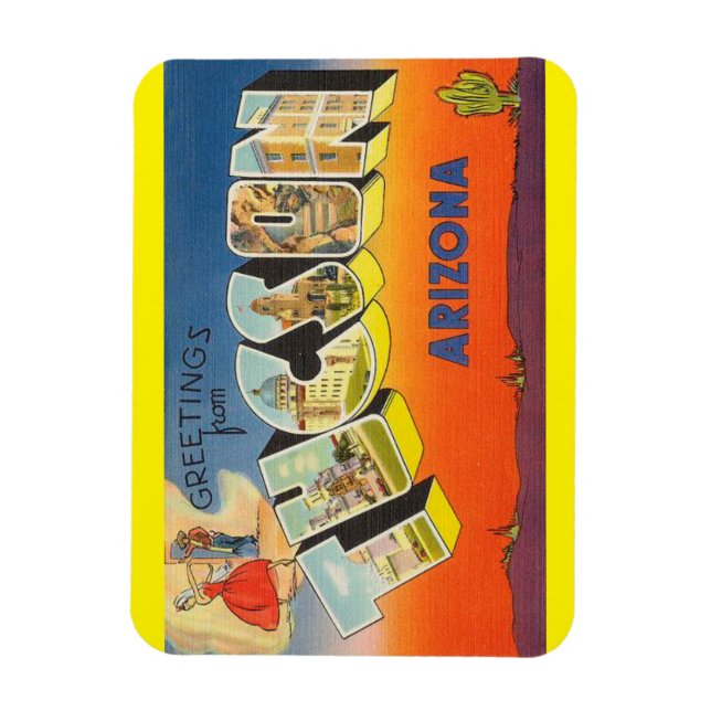 Íman Arizona, Tucson Magnet (Vertical)