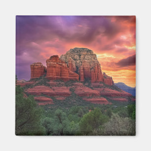 Íman Arizona Vermelha Sedona Rocha Natureza Bonita Suns