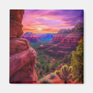 Íman Arizona Vermelha Sedona Rocha Natureza Bonita Suns