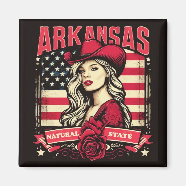 Íman Arkansas Cowgirl (Frente)
