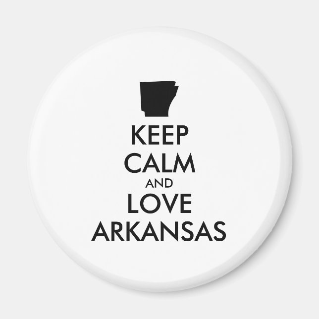 Íman ARKANSAS DE MANUTENÇÃO E AMOR personalizáveis (Frente)