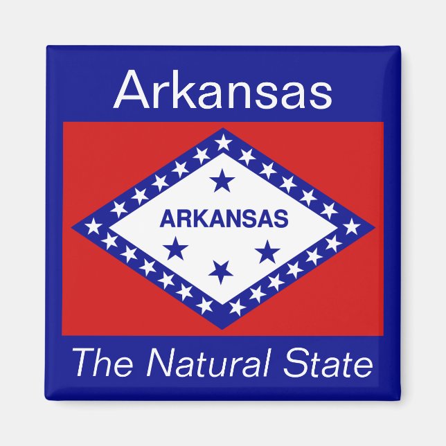 Íman Arkansas Flag Magnet (Frente)