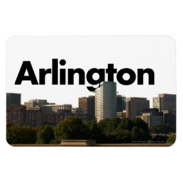 Íman Arlington TX Skyline c/Arlington no Sky Magnet