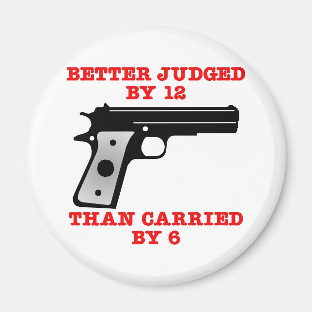 Íman Arma Branca Melhor Experimentada Por 12 (Frente)