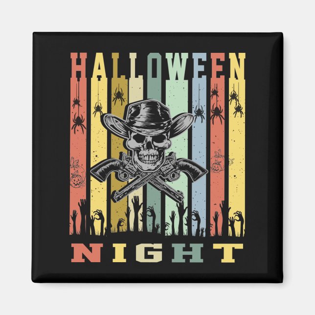 Íman Arma Caveira, Noite de Halloween (Frente)