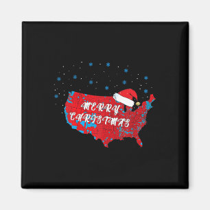Íman Armadilha das Eleições Feliz Natal Santa Hat Engra