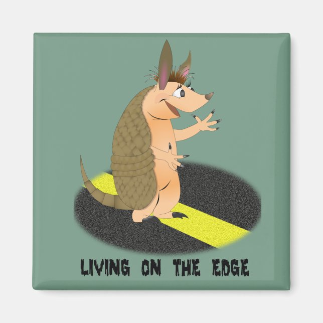 Íman Armadillo Edge Square Magnet (Frente)