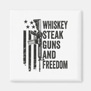 Íman Armas E Liberdade De Whiskey Steak - Gri De Churra