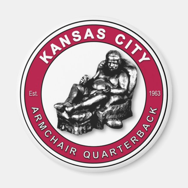 Íman ARMCHAIR QB - Kansas City (Frente)