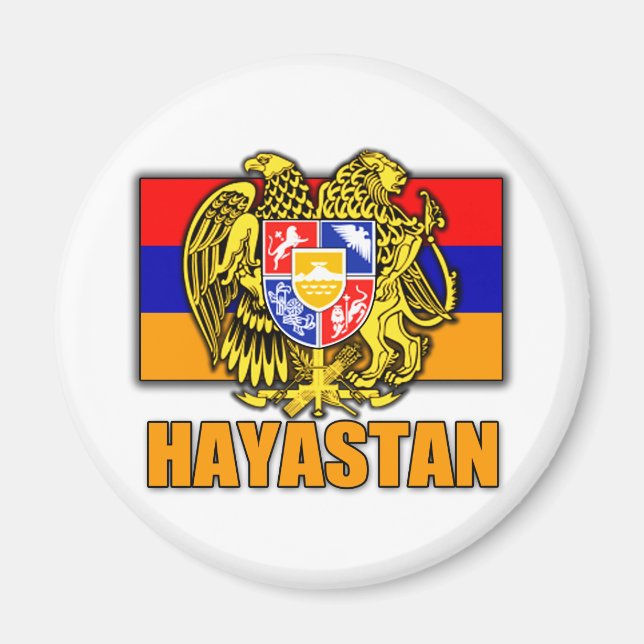 Íman Armênia Hayastan Casaco de Armas (Frente)