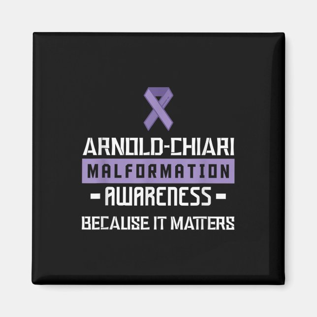 Íman Arnold Chiari Malformation Warrior S Consciência (Frente)
