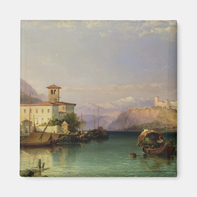 Íman Arona e o Castelo de Angera, Lago Maggiore, 185 (Frente)