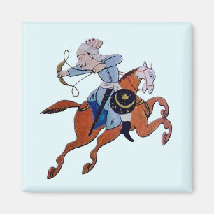 Íman Arqueiro persa a cavalo