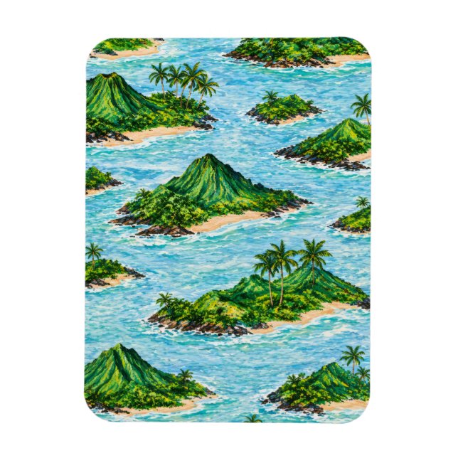 Íman Arquipélago de Ilhas Tropicais (Vertical)