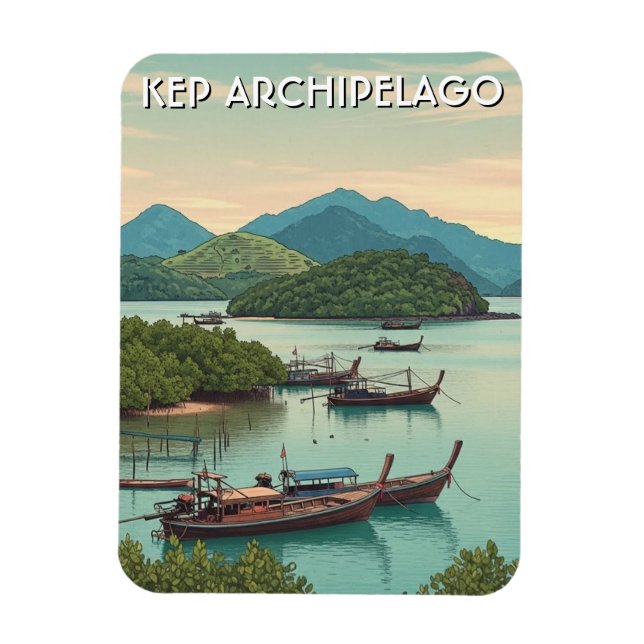 Íman Arquipélago de Kep Camboja (Vertical)