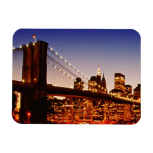 Íman Arquitectura da cidade de New York com a ponte