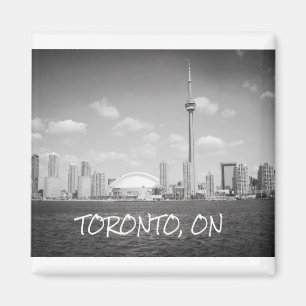 Íman Arquitectura da cidade Greyscale de Toronto