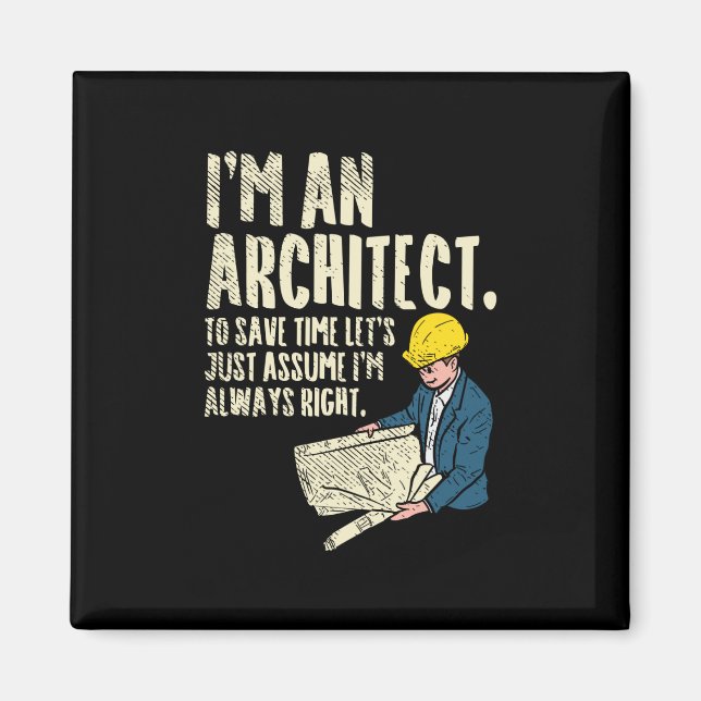 Íman Arquiteto - Sou arquiteto (Frente)