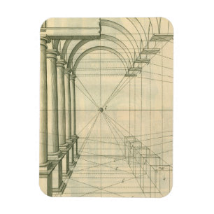 Íman Arquitetura Antiga, Arcos Colunas Perspectiva