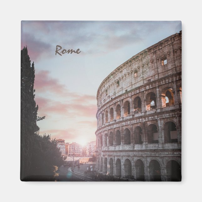 Íman Arquitetura Antiga de Roma - paisagem solar (Frente)