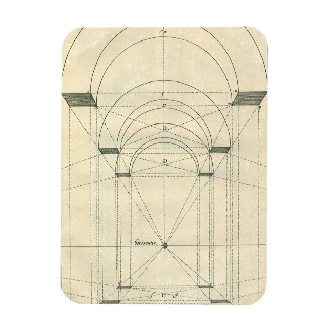 Íman Arquitetura Antiga, Perspectiva de Arco Renascenti (Vertical)