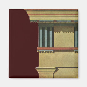 Íman Arquitetura clássica do vintage, Entablature do