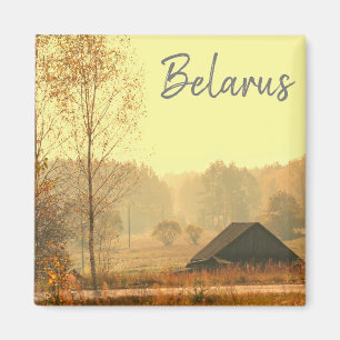 Íman Arquitetura da Bielorrússia Paisagem Rural Ímã