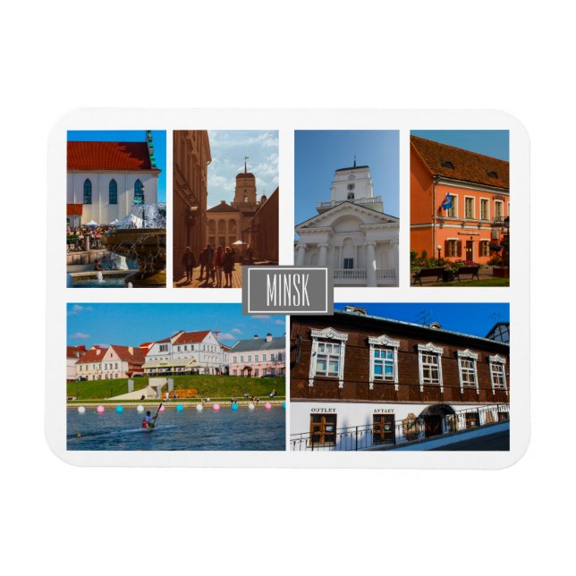 Íman Arquitetura da Cidade de Belarus Minsk (Horizontal)