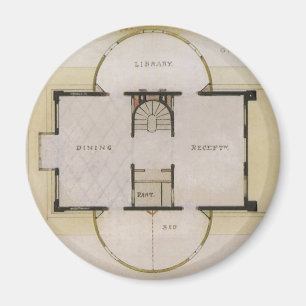 Íman Arquitetura da Vintage, Plano do Chão e Villa Greg