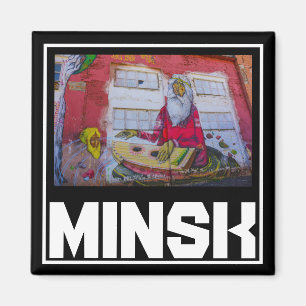 Íman Arquitetura de Belarus Minsk Grafite de paisagem u