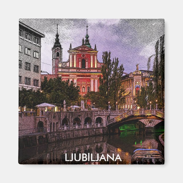 Íman Arquitetura de Ljubljana Eslovênia (Frente)