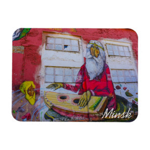 Íman Arquitetura de Minsk Belarus Grafite Cityscape