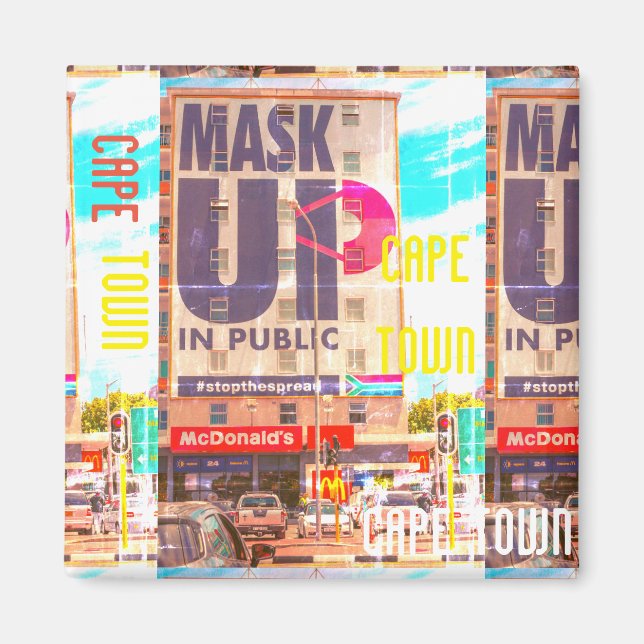 Íman Arquitetura de paisagem urbana da Cidade do Cabo n (Frente)