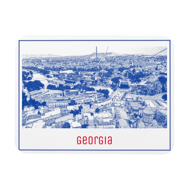 Íman Arquitetura de rua Tbilisi Georgia Cityscape (Horizontal)