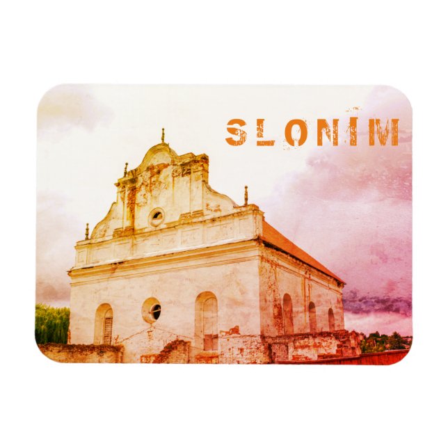 Íman Arquitetura de sinagoga de Excelentes Slonim da Bi (Horizontal)
