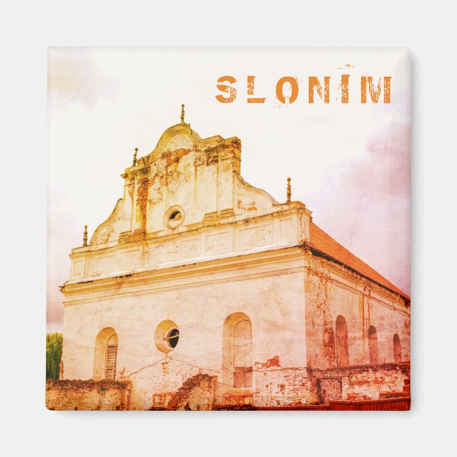 Íman Arquitetura de sinagoga de Excelentes Slonim da Bi (Frente)