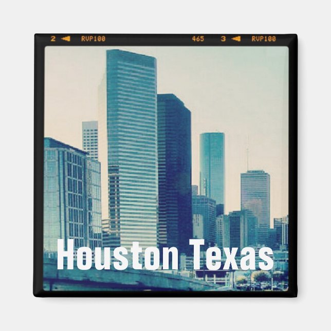 Íman Arquitetura do Texas em Houston (Magnet) (Frente)