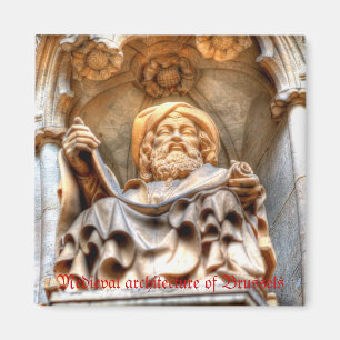 Íman Arquitetura medieval do lugar grande em Bruxelas