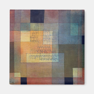 Íman Arquitetura Polifônica (1930) pintando Paul Klee