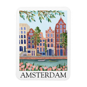 Íman Arquitetura Retro Vintage Amsterdam Holanda